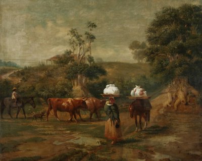 Washerwomen in the Lower Belgrano by Prilidiano Pueyrredon